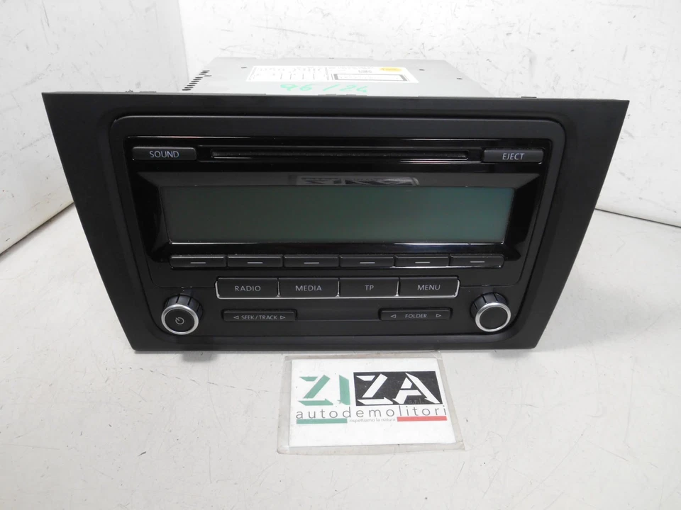 Autoradio CD-Player VW Golf VI 2009 1K0035186AA - Bild 1 von 4