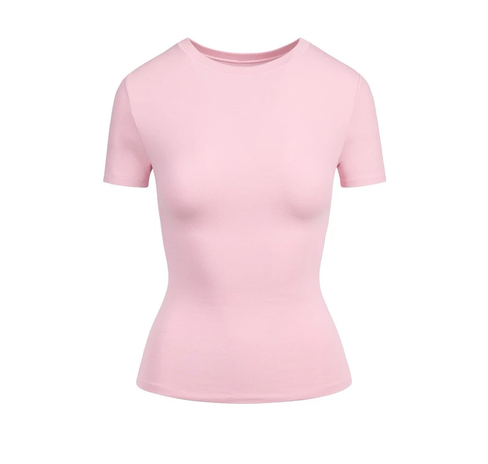 Skims Cotton Jersey T-Shirt Color Marble Size Medium AP-TSH-0638