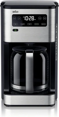 Braun 14 Cup Programmable Coffee Maker Drip Coffee Espresso Machine Stainless - Image 1 of 4