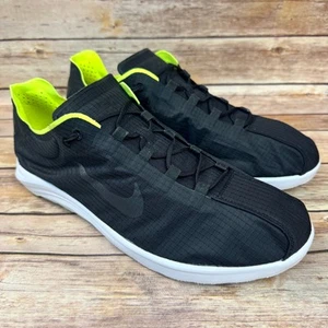 Nike Mens Black & Neon Yellow Mayfly Lite Running Sneakers Size 13 - Picture 1 of 10