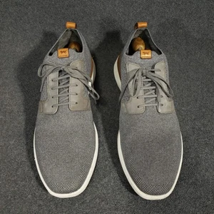 Wolf & Shepherd Derby Shoes Mens 13 Gray Swiftknit Lightweight Loafer Shoe Lace - Picture 1 of 14