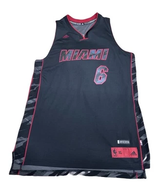Мужская футболка Miami Heat Adidas Lebron James ограниченный выпуск 2013 размер XL - Изображение 1 из 4