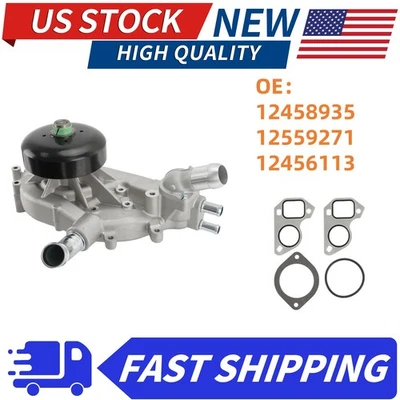 Engine Water Pump for Chevrolet Silverado Suburban Express GMC Yukon Isuzu Saab - Image 1 of 4