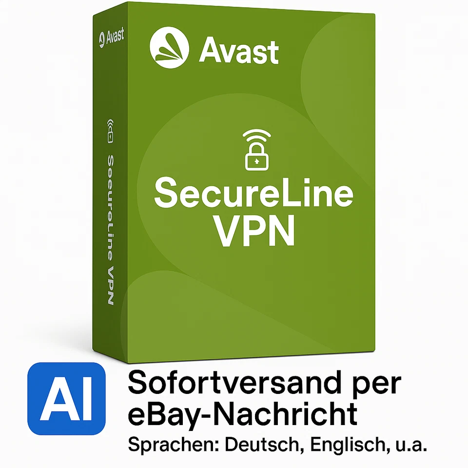 Avast SecureLine VPN - 1 Gerät 1 Jahr - Sofortversand per Email - Bild 1 von 1