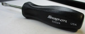 Snap on SDD2A Black Hard Handle 3/16 Flat / Slotted 3" Blade Screwdriver USA New - Picture 1 of 3