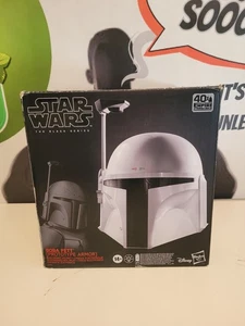 Star Wars The Black Series Boba Fett Prototipo Armadura Casco Electrónico Premium - Imagen 1 de 8