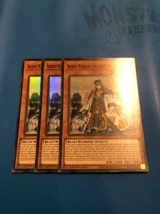 YUGIOH 3x Super Rare Ancient Warriors - Genial Zhuge Kong ETCO-DE023 1. Auflage - Bild 1 von 1
