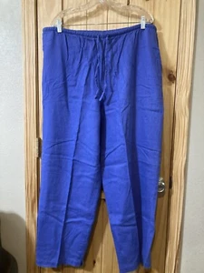 Style & Co. Woman Size 18W 100% Pull-on Linen Pants - Picture 1 of 6