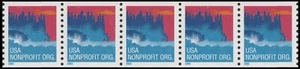 US 3775 Sea Coast Nonprofit 5c coil strip 5 BCA MNH 2003 - Picture 1 of 1