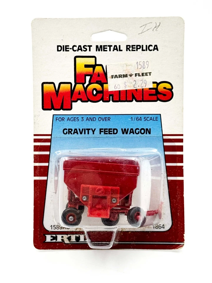 1/64 International Harvester Red Wheel Gravity Wagon - Image 1 of 1
