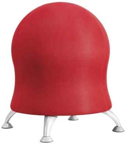 Safco 4750CI Zenergy Ball Chair/CRIMSON, Low Profile, Active Seating OPEN BOX - Picture 1 of 4