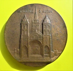 FRANCIA MEDALLA CATEDRAL DE OTOÑO Ø 69,50mm 50,00gr - Imagen 1 de 10