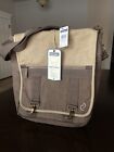 * New * Denizen From Levi?S Bowery Messenger Laptop Tan Bag With Brown Strap