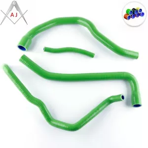 Green For 2003 TRIUMPH SPEED TRIPLE 955i Silicone Radiator Coolant Hoses Kit - Picture 1 of 9
