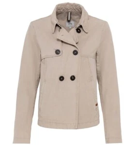 CAMEL ACTIVE Damen Jacke Parka Mantel Cabanjacke Trench Coat sand beige Gr 38 44 - Bild 1 von 4