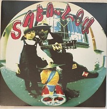 SABA LOU 'First Day of School 7" M/EX+ YELLOW BBQ Spaceshits Sexareenos Shrines