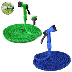 Expandable Magic Garden Hose High-Pressure Car Wash 7 Water Spraying Functions - Picture 1 of 8