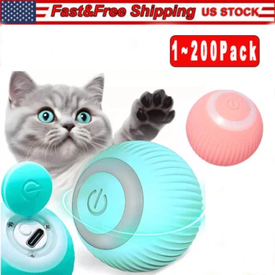 Electric Dog Ball Toys Auto Rolling Smart Dog Toys for Dogs Training Self-Moving - Image 1 of 4