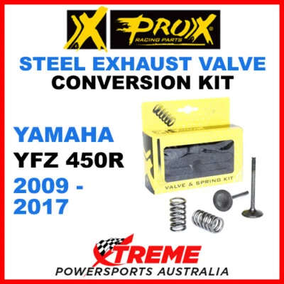 ProX Yamaha YFZ450R YFZ 450R 2009-2017 Steel Exhaust Valve & Spring Upgrade Kit - Image 1 of 2