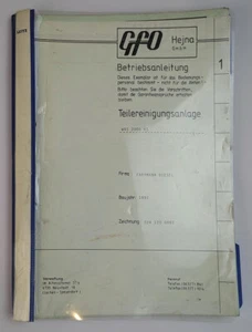 Gfo Hejna Teilereinigungsanlage WAS 2000 RS ' Uso Farymann Diesel - Imagen 1 de 5