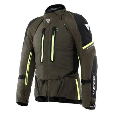 Motorcycle Jacket Man Dainese SUPER ADV ABSØLUTESHELL Tarmac/Black/Fluo Yellow Foto 1 de 4