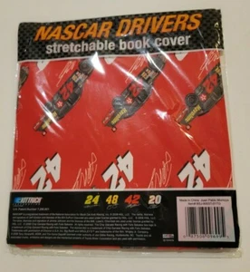 NASCAR Stretchable Book Cover Juan Pablo Montoya New Red - Picture 1 of 2