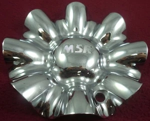 MSR Wheels Chrome Custom Wheel Center Cap # 3112-06 / 80581670F-1 (1) - Picture 1 of 3