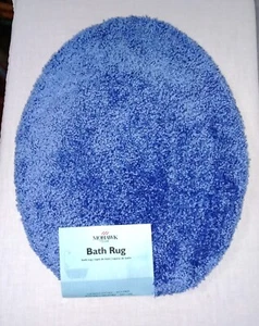MOHAWK ELONGATED TOILET SEAT LID COVER IN BLUE - Picture 1 of 2