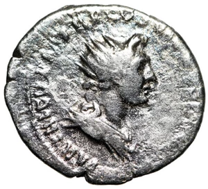 Trajan AR Denarius "Emperor & Sol Portraits" Scarce - Picture 1 of 5