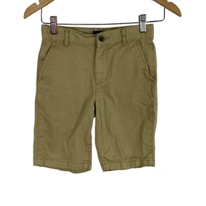 The Children's Place Boys Brown Cotton Light Wash Flat Front Chino Shorts Size 8 - Picture 1 of 11