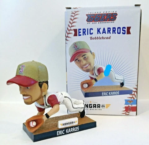 Eric Karros DODGERS LEGEND ~ 2019 Inland Empire 66ers Bobblehead SGA Cover