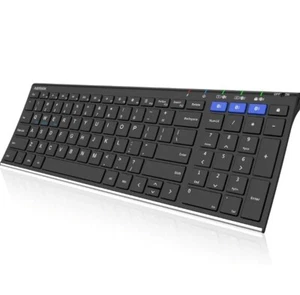 teclado bluetooth LOW PRICE Conecta 3 Dispositivos Al Mismo Tiempo Arteck Hb193 - Picture 1 of 7