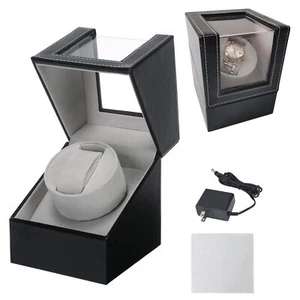 Single Watch Winder Storage Box Display Case Fits Lady and Man Automatic Watches - Picture 1 of 6