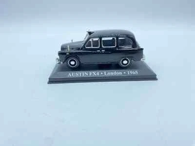 MODELLINO AUTO AUSTIN FX4 TAXI LONDON 1989 NERA - EDICOLA - SCALA 1:43 "NO BOX" - Immagine 1 di 4