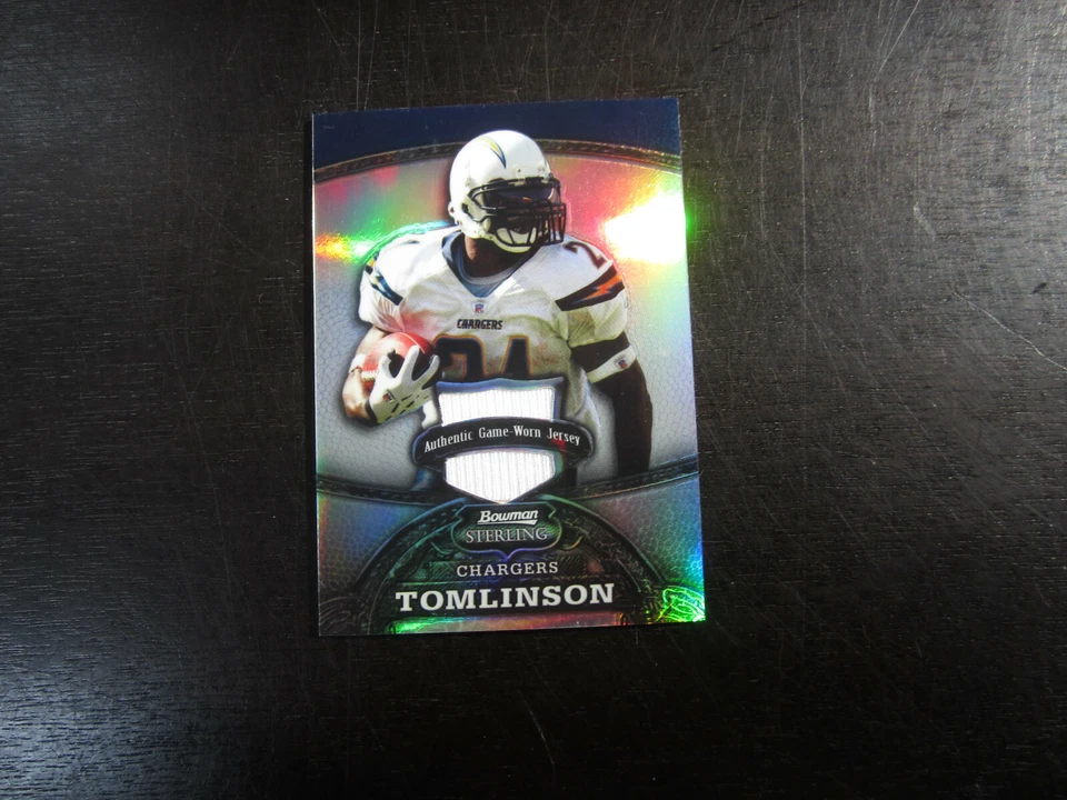 2008 Bowman Sterling Refactor # 63 LaDainian Tomlinson Jersey Card (CR) 183/199 - Image 1 of 2