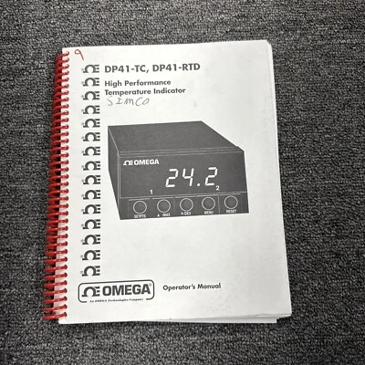 欧米茄 DP41-TC,DP41-RTD 高性能温度指示器操作手册 — 第 1/4 张图片