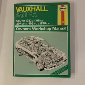 Haynes Vauxhall Astra 1980 - 1983 1196cc - 1796cc Owners Workshop Manual - Picture 1 of 3