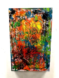 DENNIS SACKELSON ORIGINAL ART EXPRESSIONIST ABSTRACTION - Picture 1 of 9