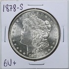 1878-S $1 Morgan Silver Dollar in BU+ Condition #1921