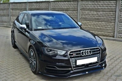 Cup Spoilerlippe Front Ansatz passend für Audi S3 / A3 S-Line 8V Hatchback / Spo - Bild 1 von 4