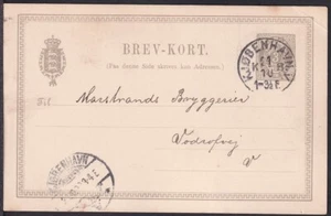 CLCV315 Dänemark alte Postkarte, Kopenhagen, 21. Oktober. 1899. - Bild 1 von 2