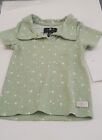7 for all mankind Girl's 24 Months Sage Green Collard Shirt NWT C10