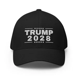 Trump 2028 Rewrite the Rules Hat Flex Fit Trump 48 Hat for Men Women, Embroidery - Picture 1 of 21