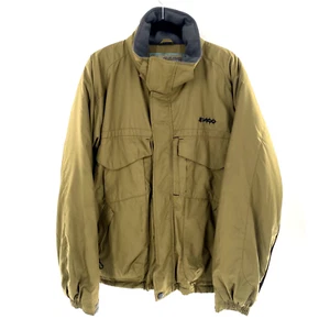 E408 Turbine Boardwear Mens Snowboarding Ski Jacket Full Zip Sz Med Brown Tan - Picture 1 of 16