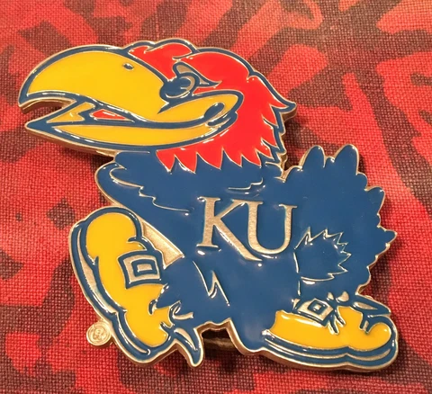 UNIVERSITY OF KANSAS JAYHAWKS BELT BUCKLE NCAA BUCKLES NEW Cover