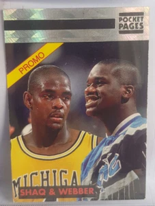 Pocket Pages Shaquille O'Neal/Chris Webber 1993 promoción #50 - Imagen 1 de 2