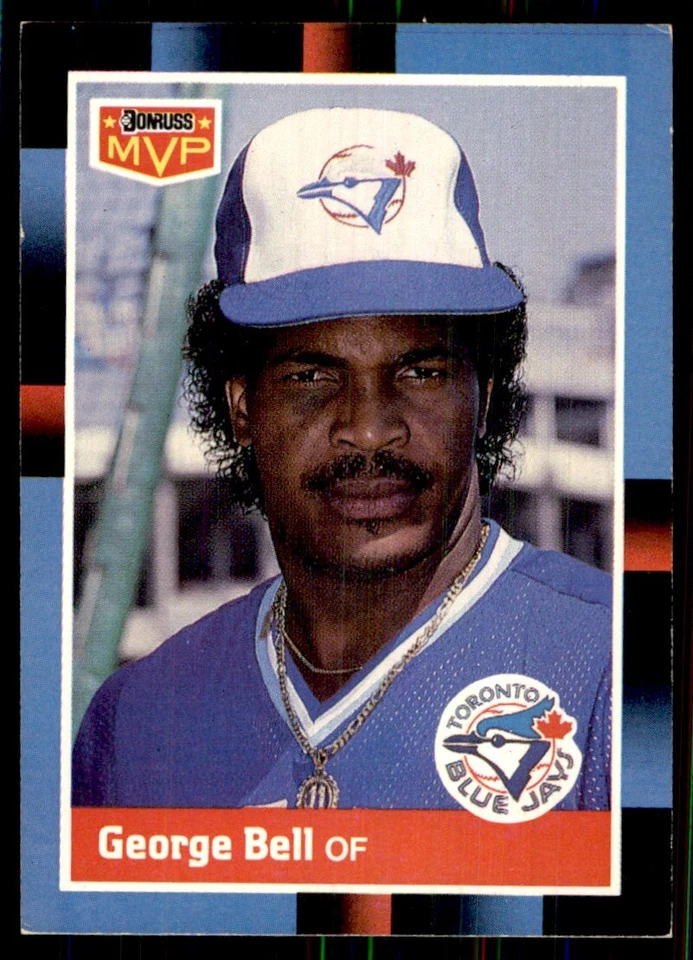 1988 Leaf George Bell Toronto Blue Jays #214 - Image 1 of 2