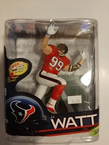 NFL Series 33 JJ Watt McFarlane Red Jersey Rookie Action Figure Texans sealed - Picture 1 of 1