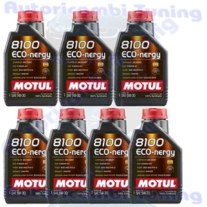 7 Litros Aceite MOTUL 8100 Eco Nergy 5W30 A5/B5 Sintético Ford Wss M2c 913D Pd - Imagen 1 de 5