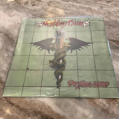 MOTLEY CRUE - LP DR. FEELGOOD 2016 180G GREEN VINYL REISSUE M/M - Image 1 of 2